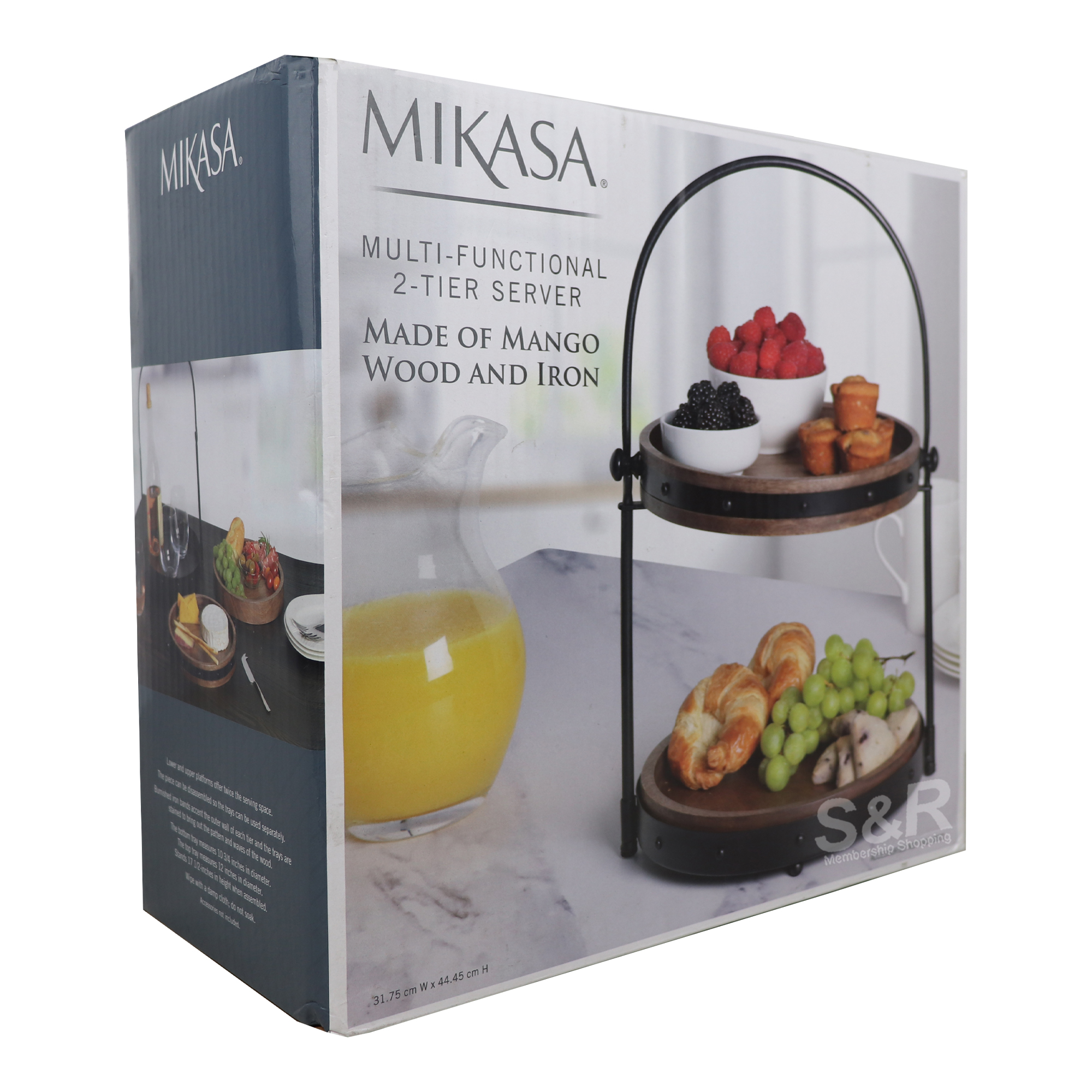 Mikasa Multi-Functional 2-Tier Server Mikasa Multi-Functional 2-Tier Server